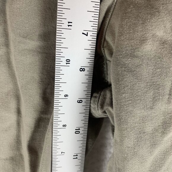 Da-Nang Pants Women's Small Olive Green Floral Embroidery Mid-Rise Straight 9700 - Picture 5 of 16